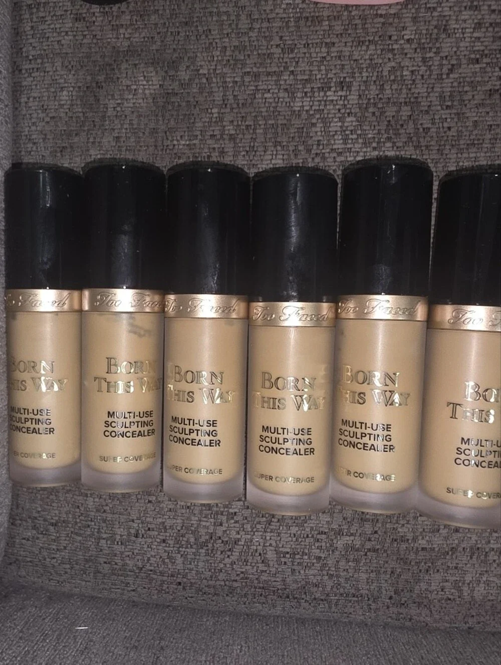 New Too Faced Born This Way Multi-Use Sculpting Concealer Shade Latte Lot of 6